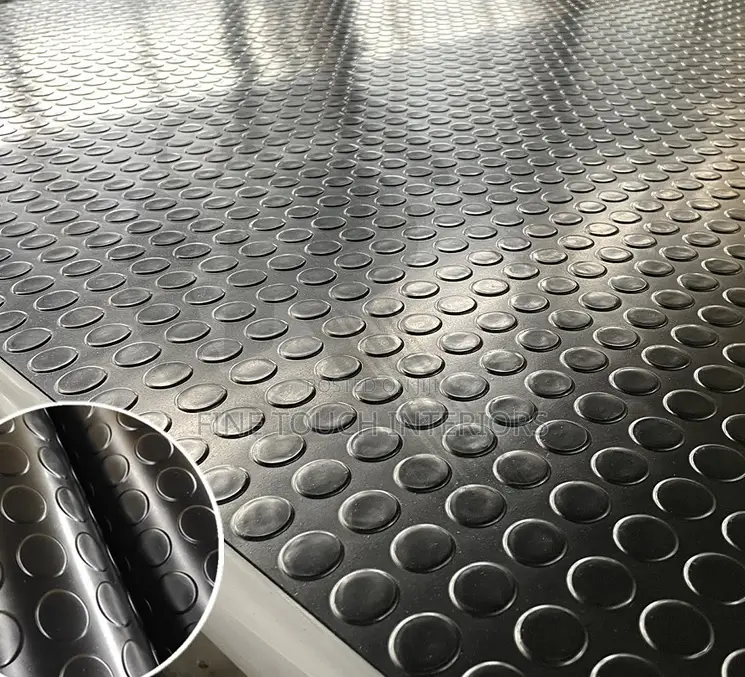 Rubber Coin Carpet for Modern Shops