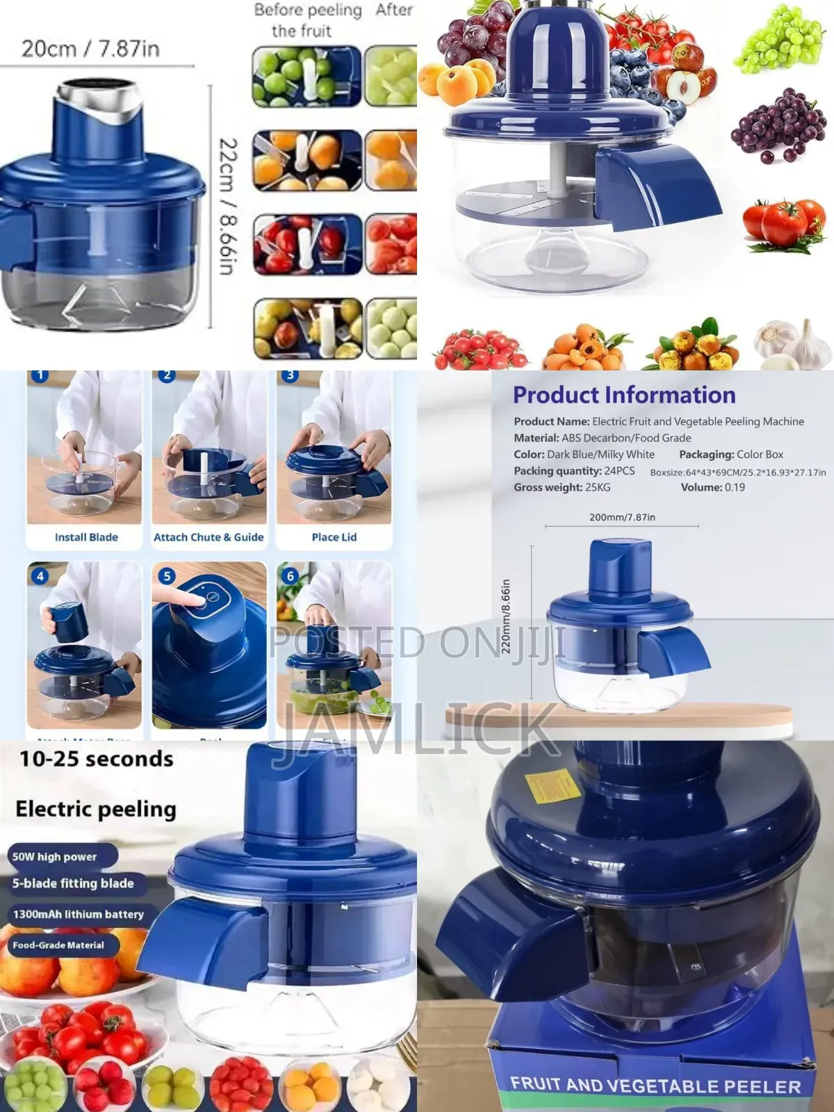 Wireless Rechargeable Fruit & Vegetable Peeler — Pm
