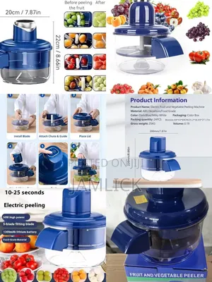 Wireless Rechargeable Fruit & Vegetable Peeler — Pm