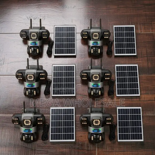 AI Tracking 20MP 4K Ultra HD 4G PTZ Triple Lens Solar Cameras