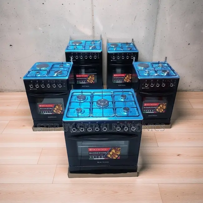 Heat Control 3 Gas Burners +1 Electric Free Standing Cookers
