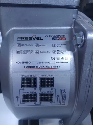 Freevel 2inches Dc Surface Water Pump / Irrigation Pump 750watts