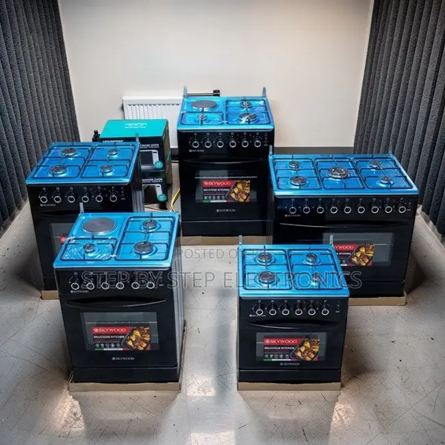 Large Oven 3 Gas Burners +1 Electric Free Standing Cookers
