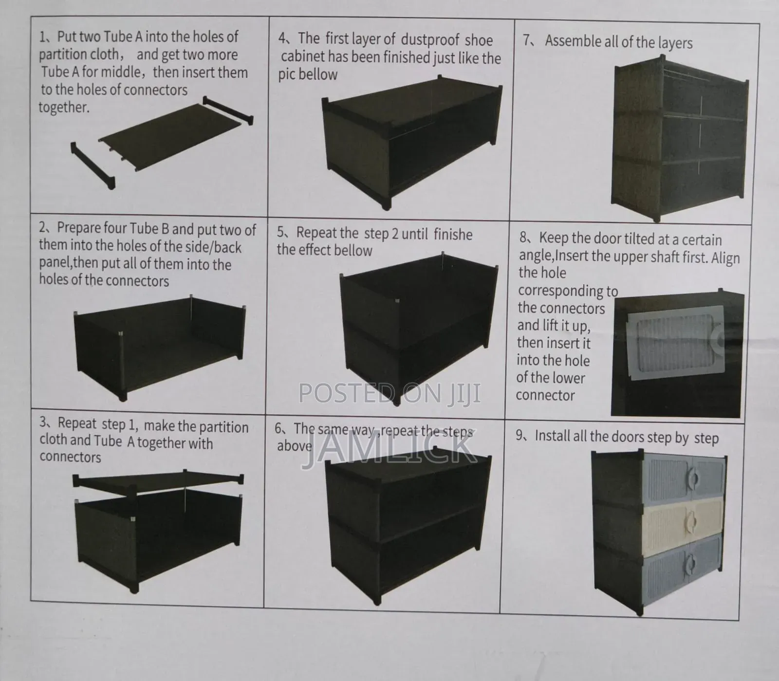 Sng10 5-Layer PVC Storage Cabinet — Pm