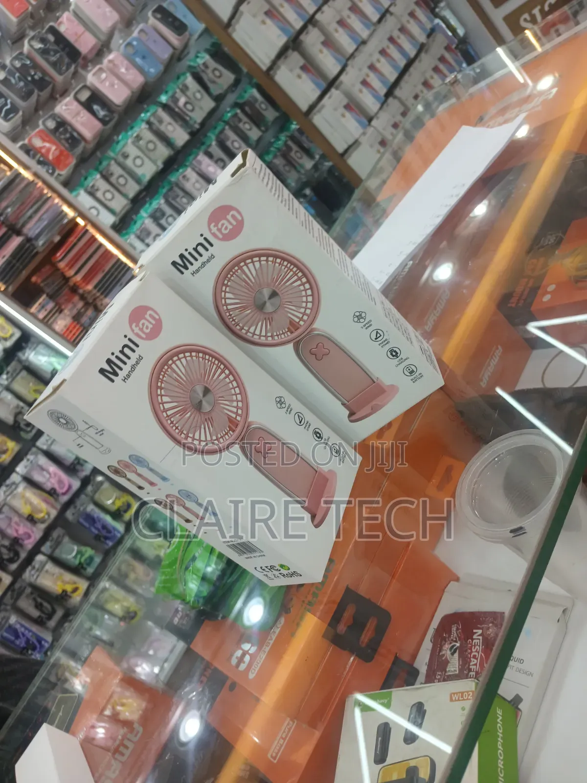 Compact Rechargeable Personal Cooling Fan