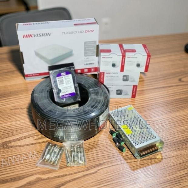 Night Vision 4 Hikvision 1080P CCTV Cameras Complete System Kit