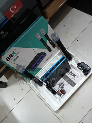 BNK BK701 VHF Dual Channel Wireless Microphone System""""