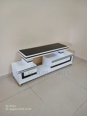 TV Stand With LED for Living Room