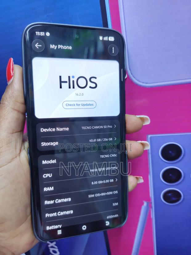 Tecno Camon 50 Pro 256 GB Gray