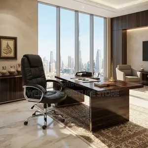 Office Chair, Leather High Rotational Executive Seat
