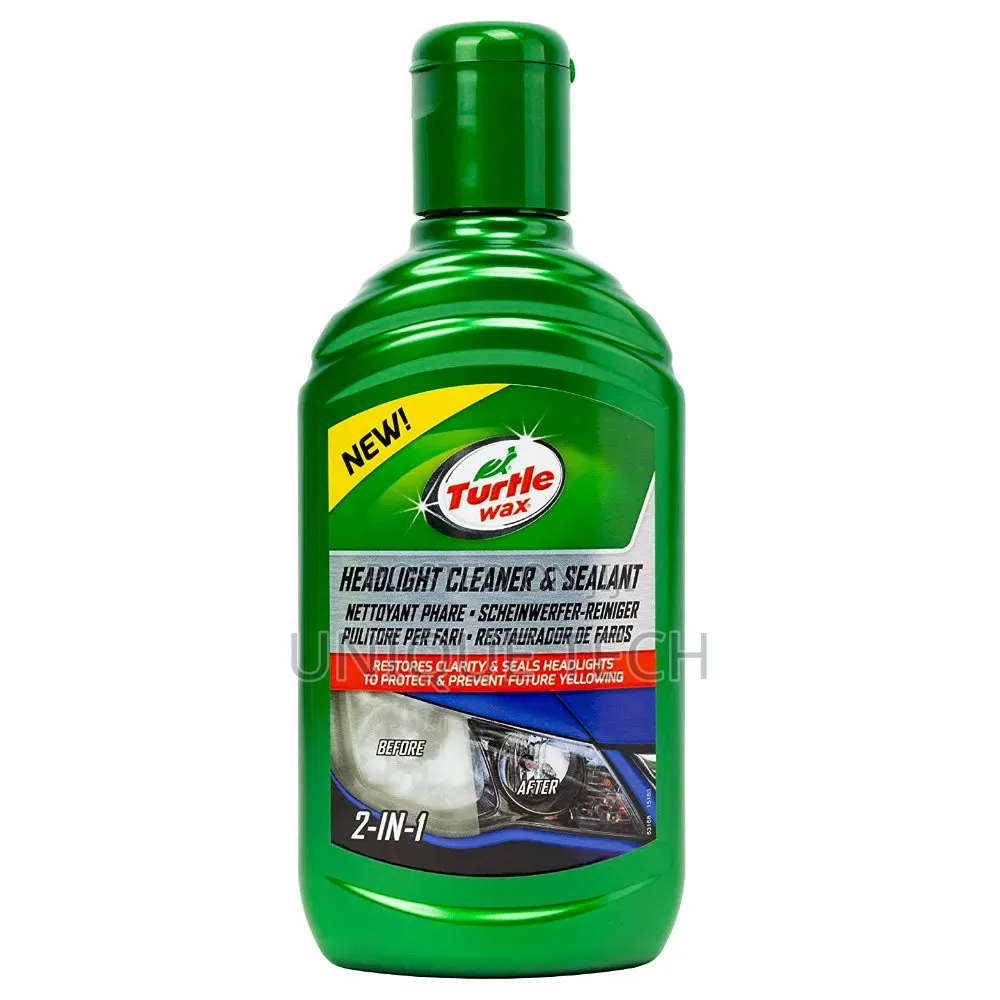 Turtle Wax Headlight Cleaner & Sealant Car Headlamp Polish