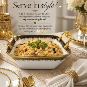 Luxury Square Serving Bowl