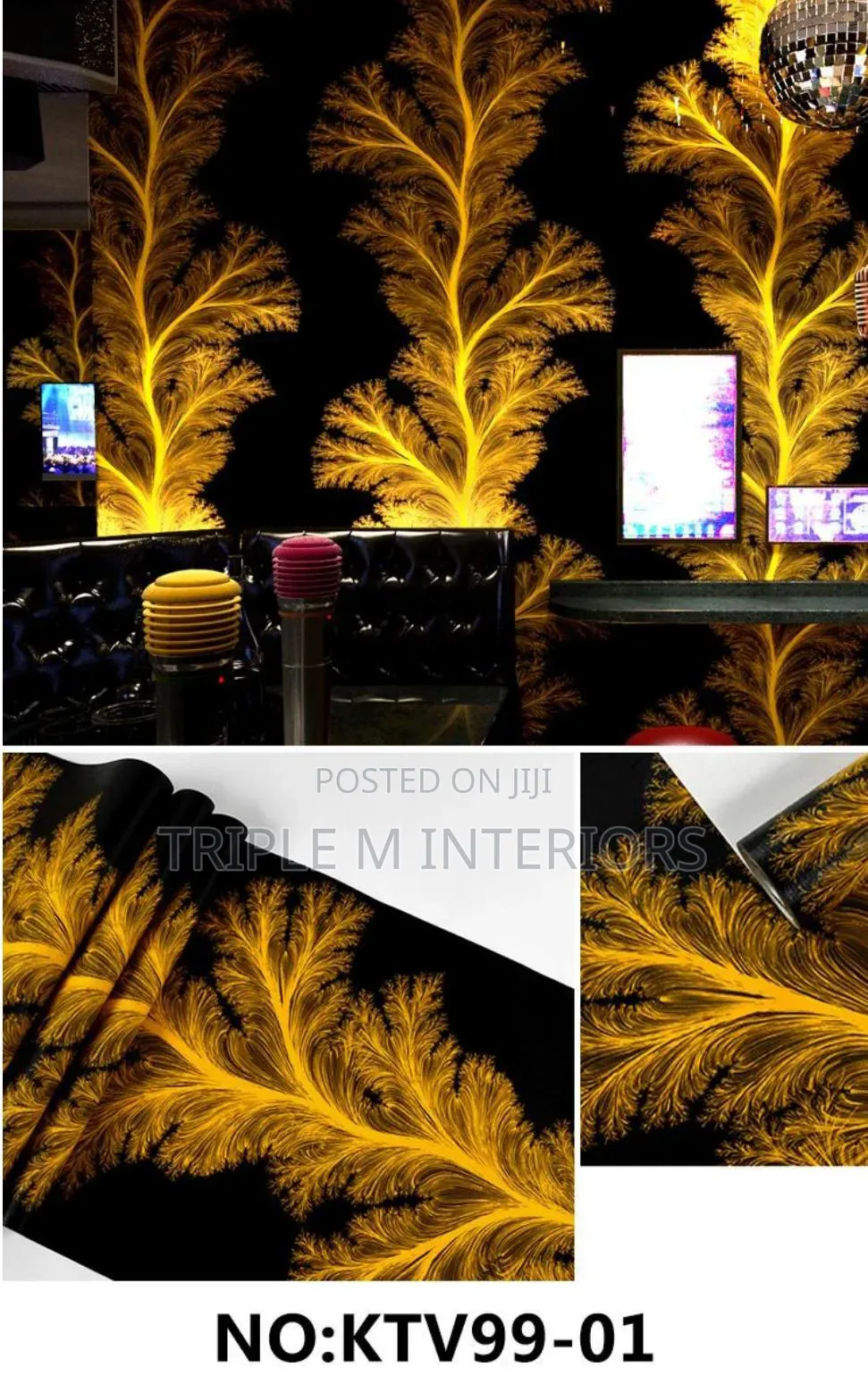 Premium Spa,hotels Interior Finish 3D Wallpapers (0.5m by 10m)