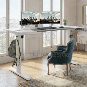 Office Desk; Urban 1200MM Adjustable Ergonomic Power Button Desk