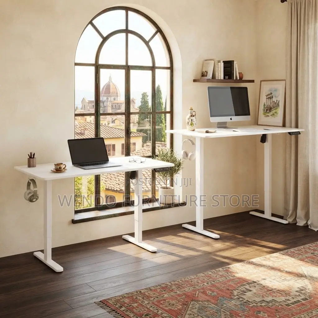 Office Desk; Urban 1200MM Adjustable Ergonomic Power Button Desk