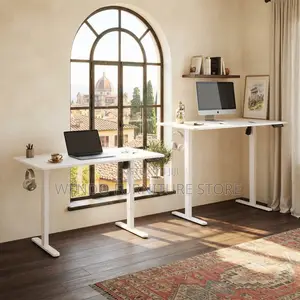 Office Desk; Urban 1200MM Adjustable Ergonomic Power Button Desk