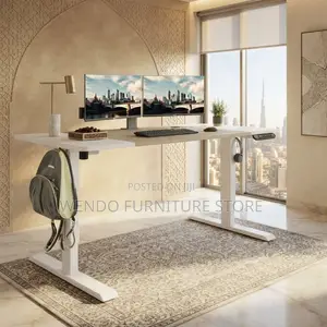 Office Desk; Urban 1200MM Adjustable Ergonomic Power Button Desk