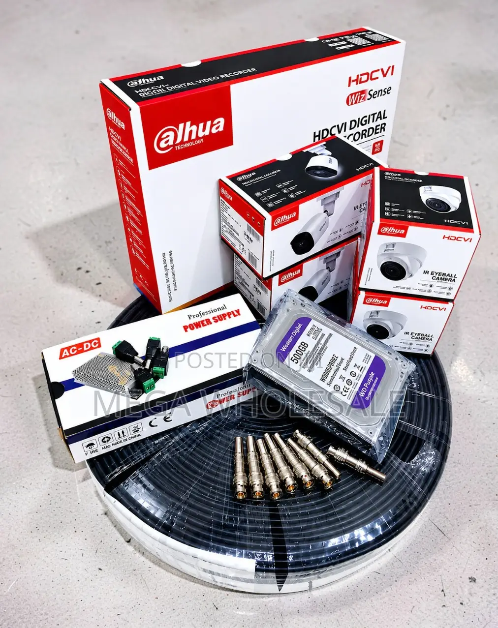 Performance Guaranteed 4 Dahua 1080P CCTV Cameras Complete System Kit