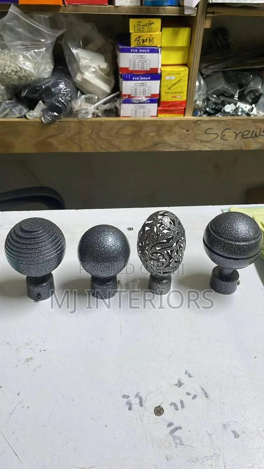 Custom Made Jua Kali Curtain Rods