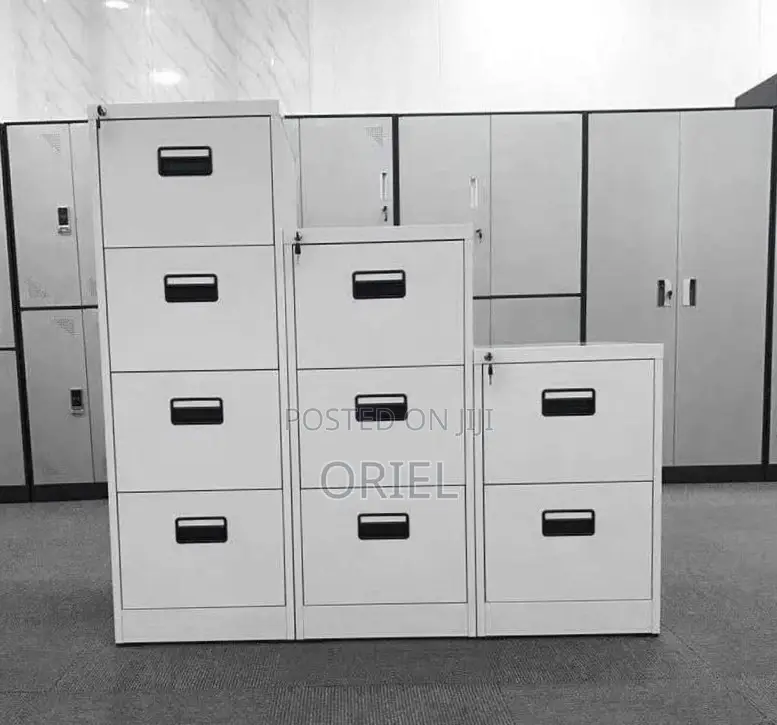 4-Drawer Office Cabinet : Document Steel Filing Vertical Cabinet