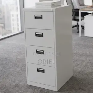 4-Drawer Office Cabinet : Document Steel Filing Vertical Cabinet