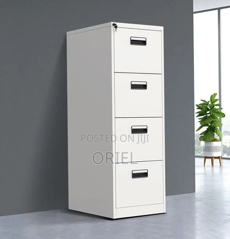 4-Drawer Office Cabinet : Document Steel Filing Vertical Cabinet