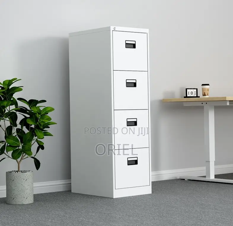4-Drawer Office Cabinet : Document Steel Filing Vertical Cabinet