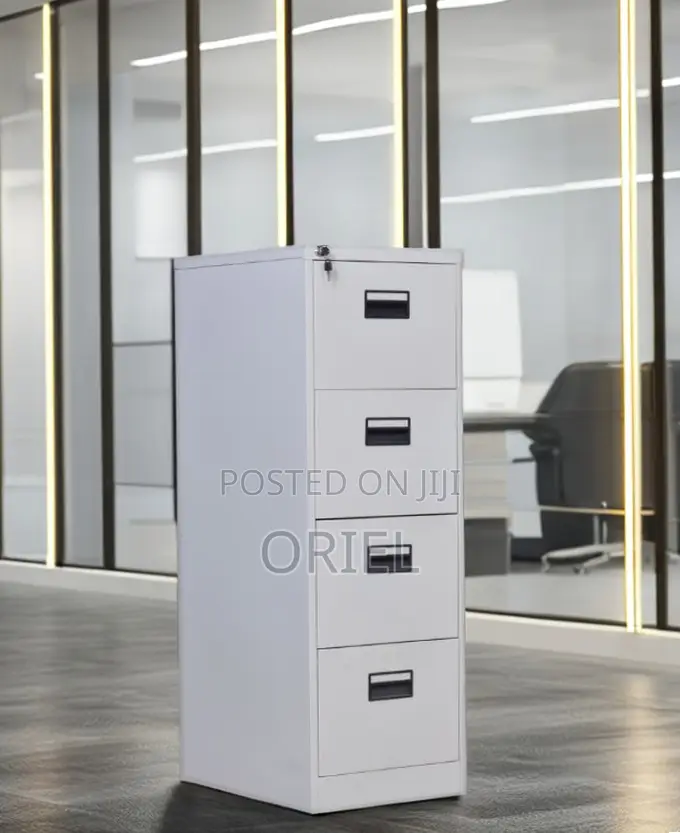 4-Drawer Office Cabinet : Document Steel Filing Vertical Cabinet