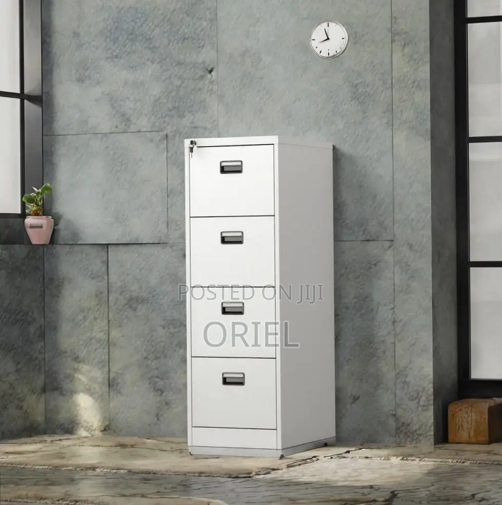 4-Drawer Office Cabinet : Document Steel Filing Vertical Cabinet