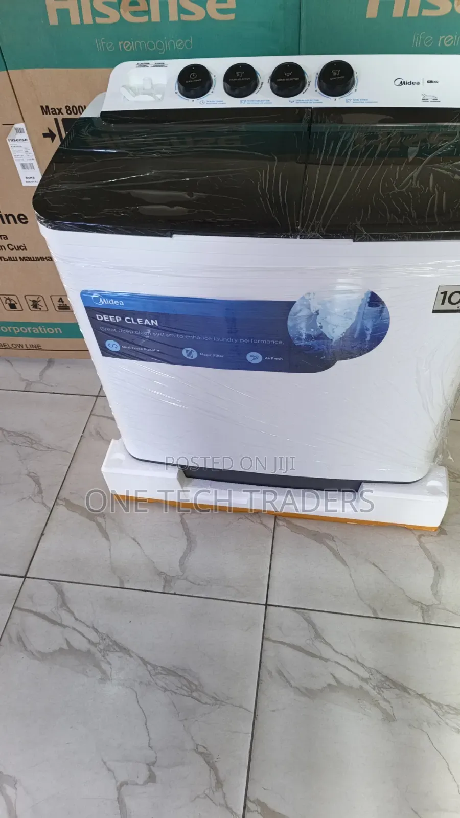Midea 10KG Semi-Automatic Twin Tub Washing Machine