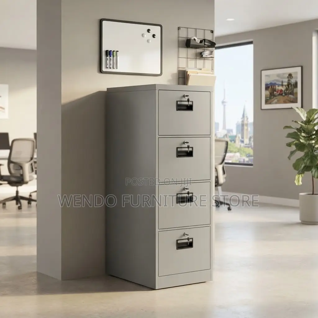 Office Cabinet; Documents Storage Cabinet With Four Lockers