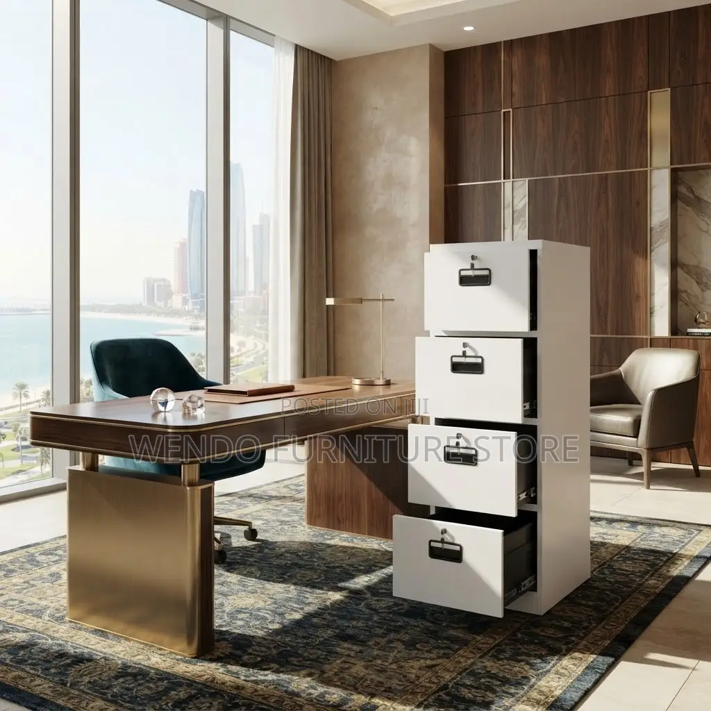 Office Cabinet; Documents Storage Cabinet With Four Lockers