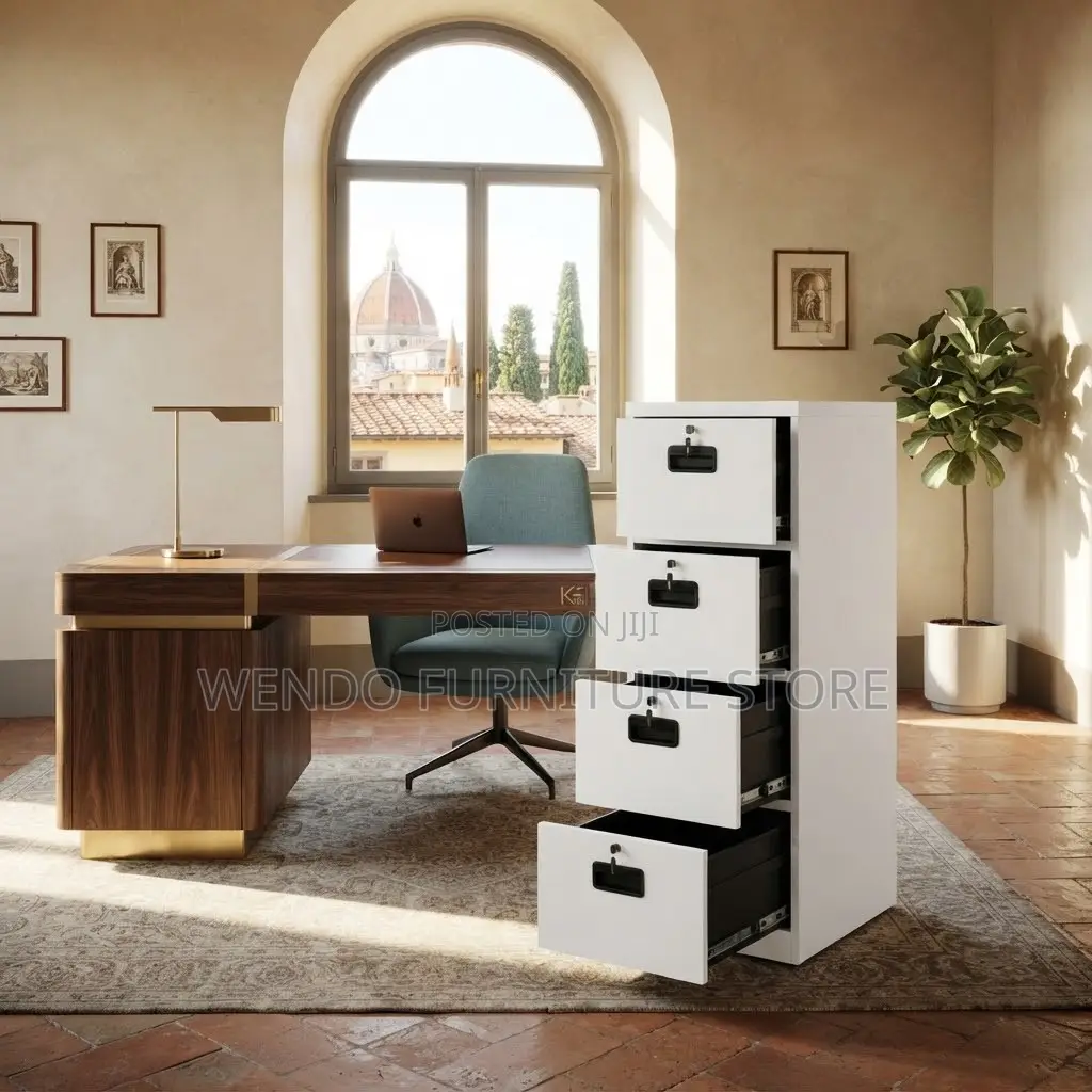 Office Cabinet; Documents Storage Cabinet With Four Lockers