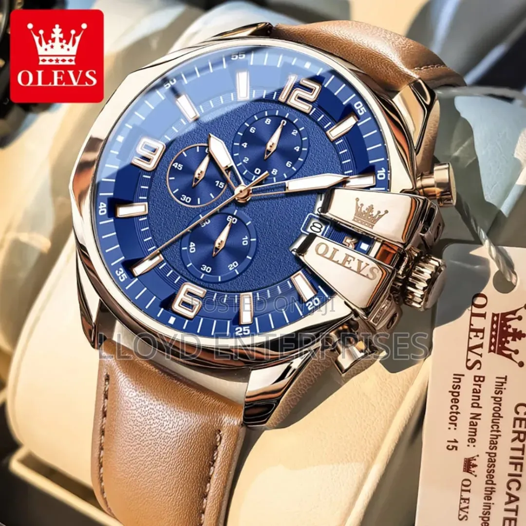 🔱olevs Chronograph Gents Watch 2979🔱