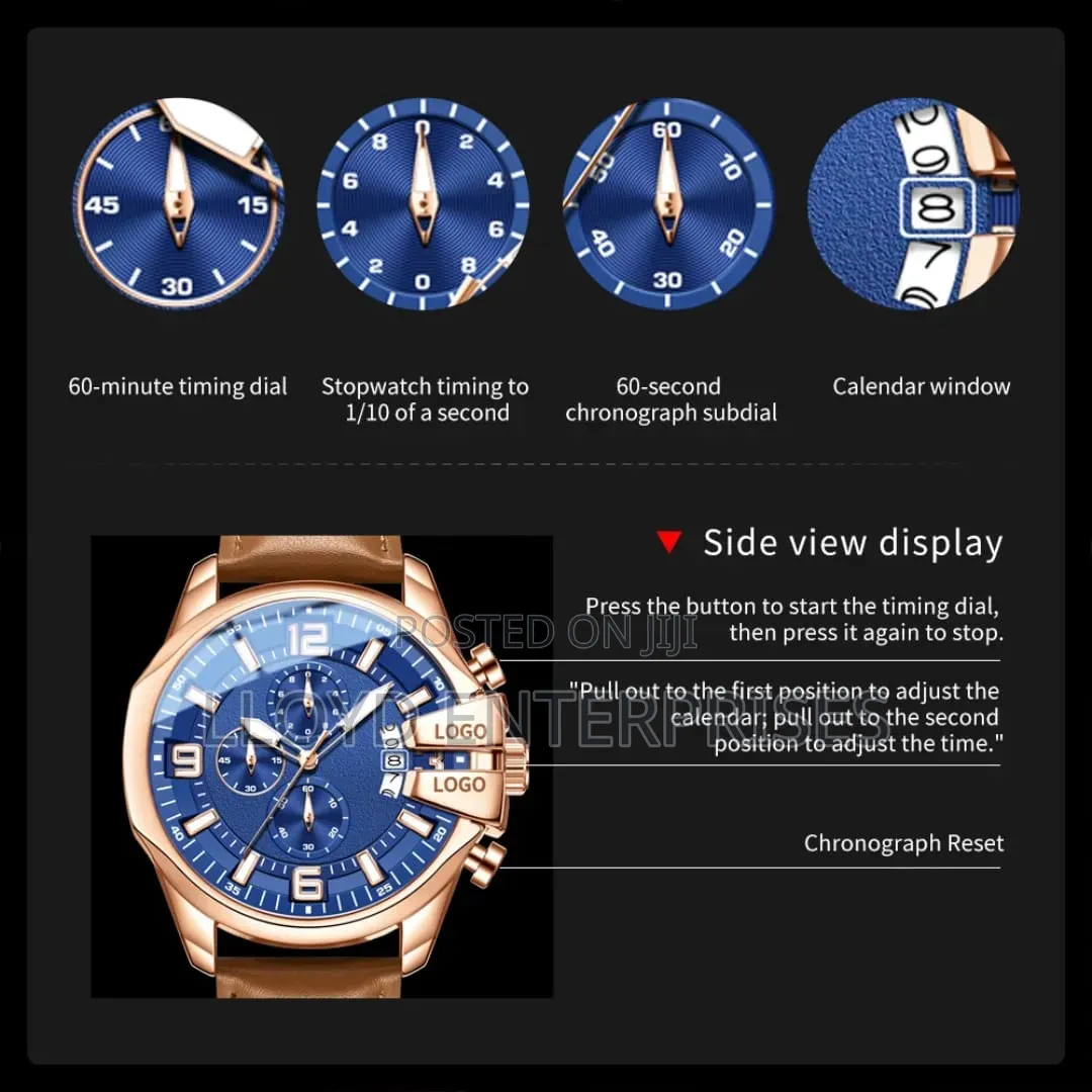 🔱olevs Chronograph Gents Watch 2979🔱
