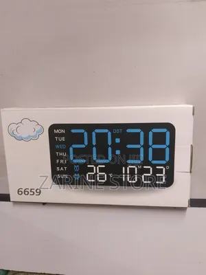 Rectangular Shaped Wall Mount Clock or Table Top Clock