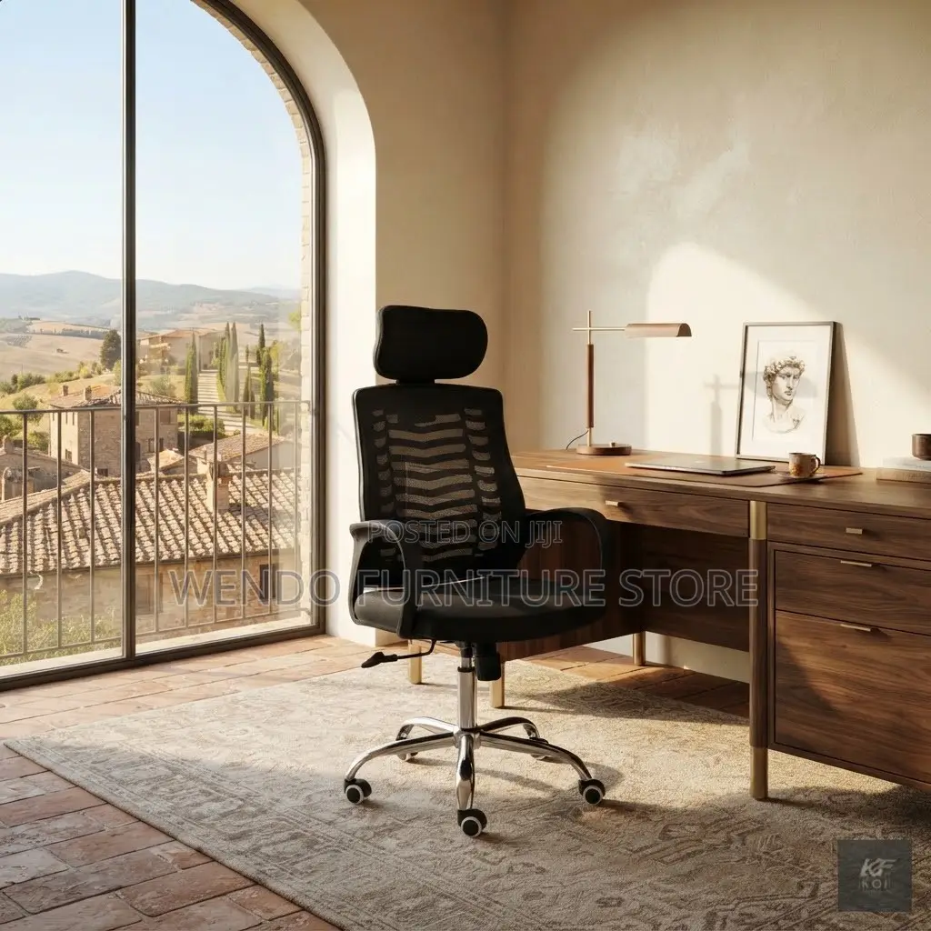 Office Chairs; Headrest High Backrest Revolving Office Chairs