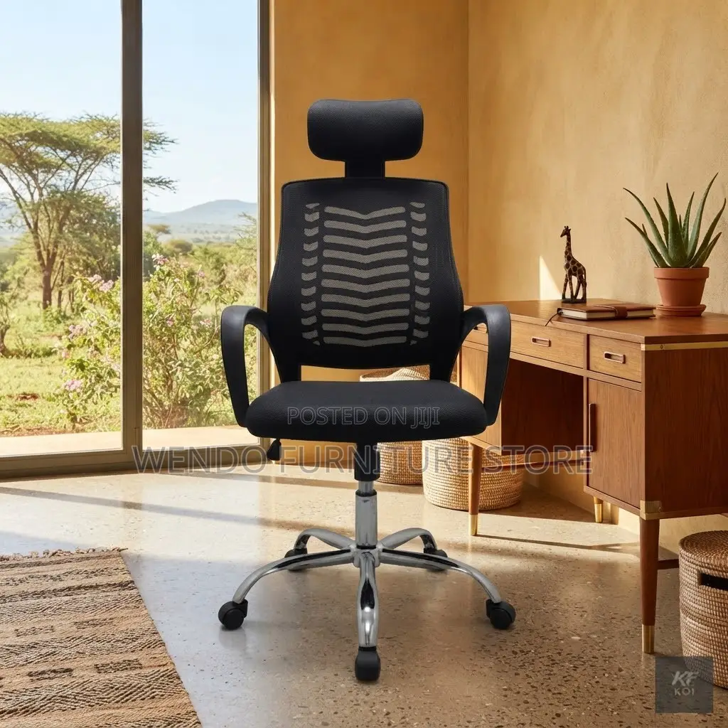 Office Chairs; Headrest High Backrest Revolving Office Chairs