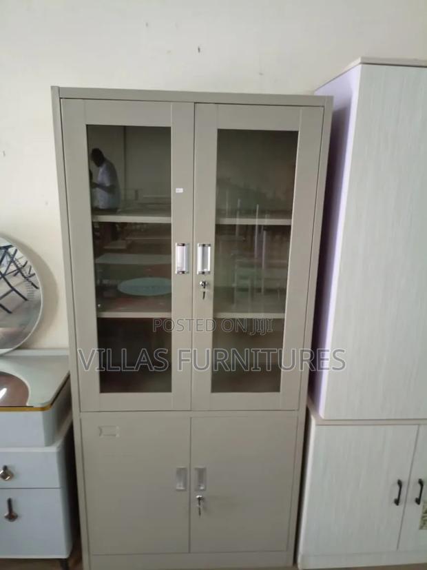 Half Glass Filling Cabinet