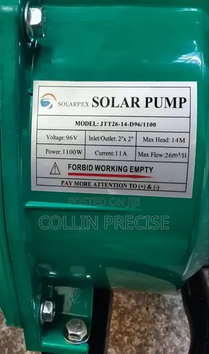 3 Inches Solar Pump 1500W 96V