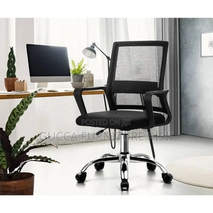 Office Chair; Ergonomic Captain Mesh Office Chair
