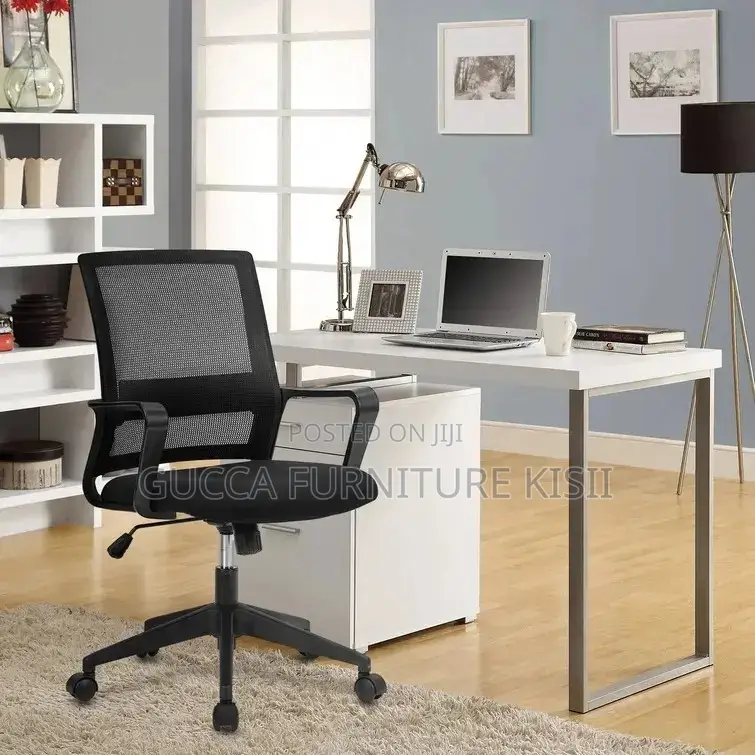 Office Chair; Ergonomic Captain Mesh Office Chair