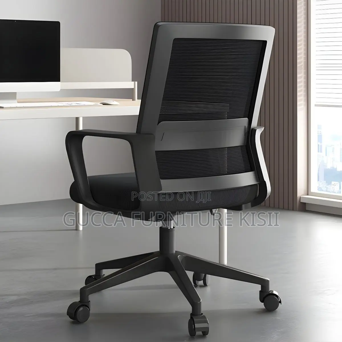 Office Chair; Ergonomic Captain Mesh Office Chair