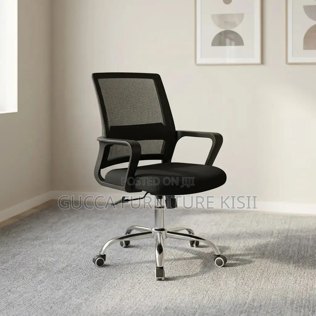 Office Chair; Ergonomic Captain Mesh Office Chair