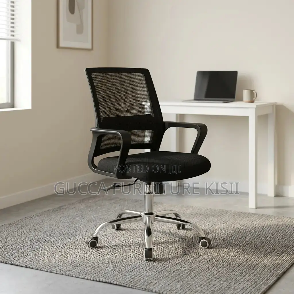 Office Chair; Ergonomic Captain Mesh Office Chair