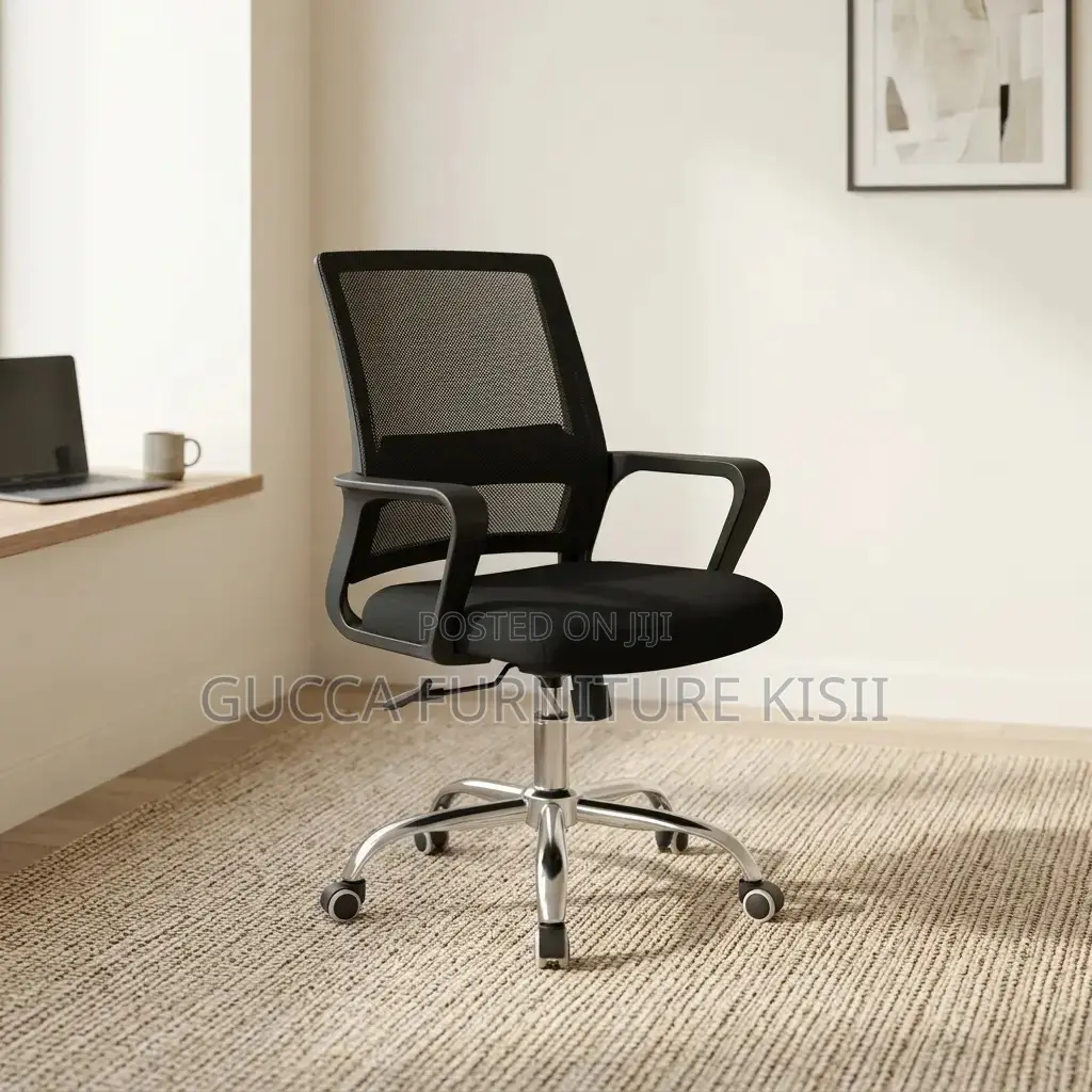 Office Chair; Ergonomic Captain Mesh Office Chair