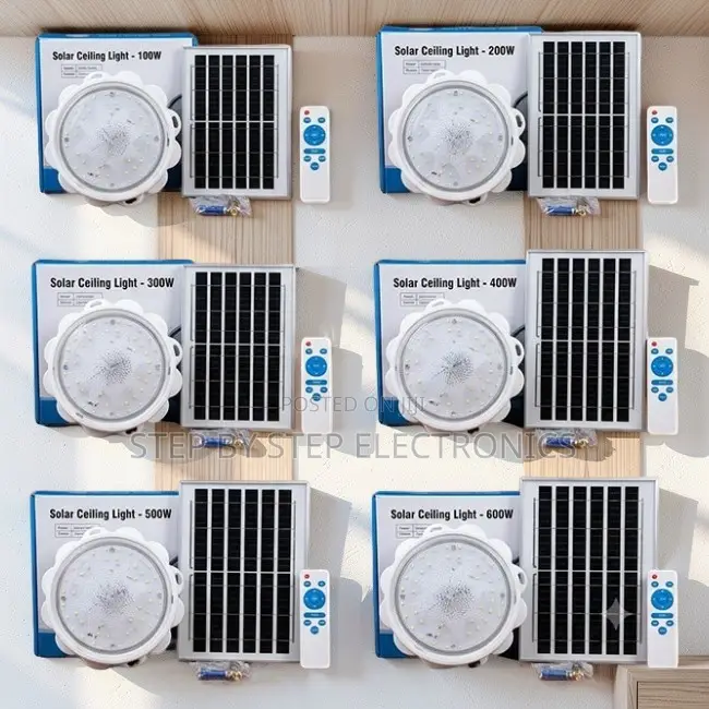 Factory Price Bright LED 100W,200W,500W Solar Ceiling Lights