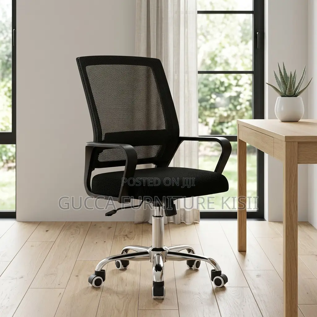 Office Chair; Ergonomic Captain Mesh Office Chair