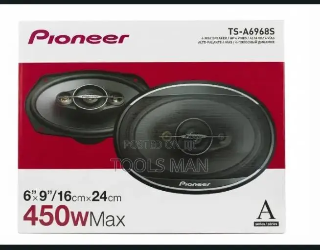 Pioneer TS-A6968S 4-Way Car Speaker 450W.