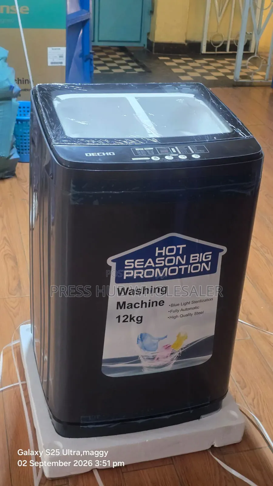 Decho 12kg Fully Automatic Top Load Washing Machine